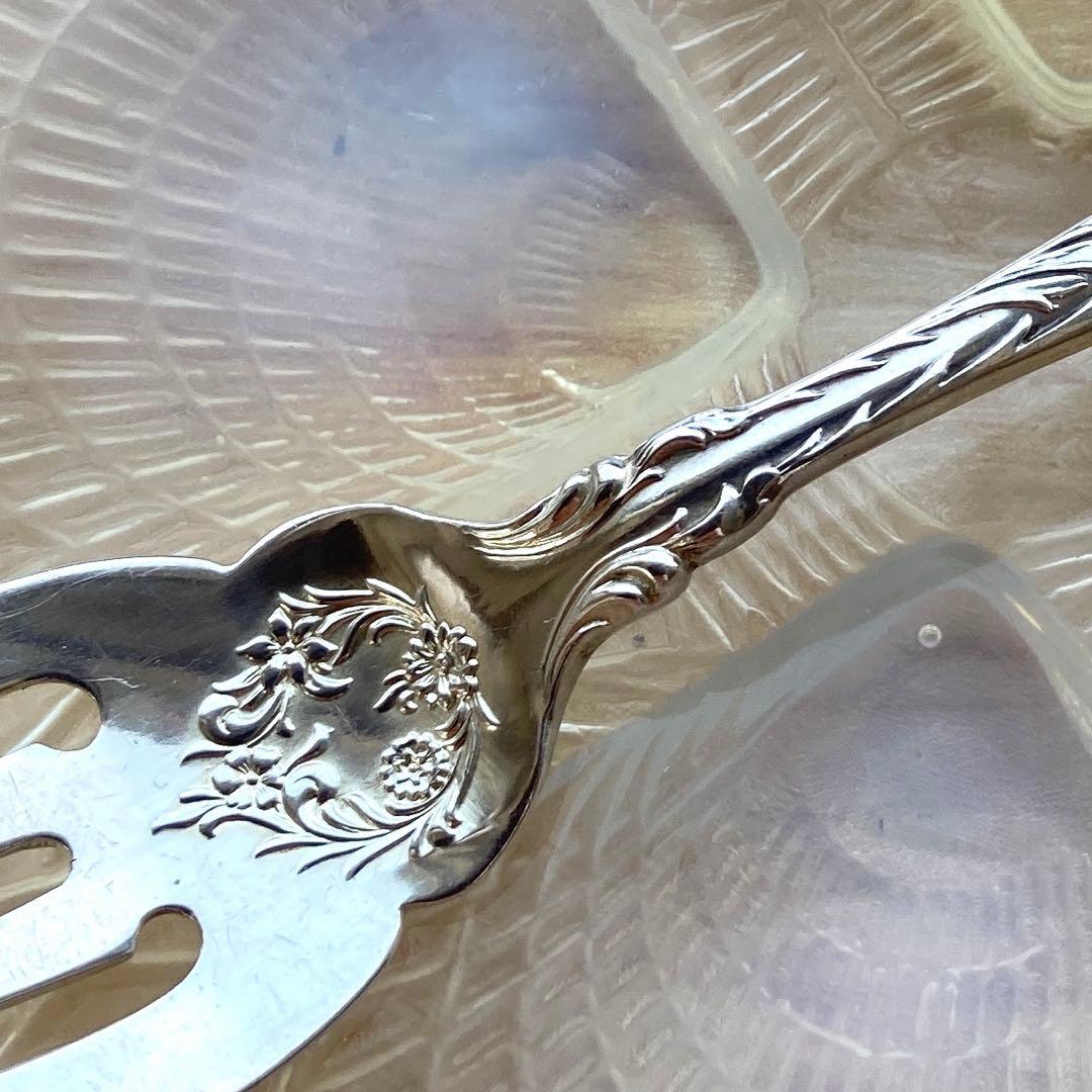 アンティーク 純銀 サラダ フォーク D&H - メルカリ