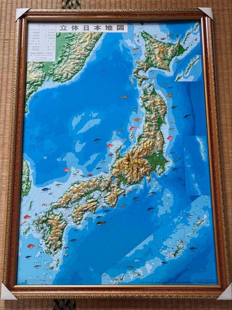 立体日本地図 日本地図 立体地図 - メルカリ