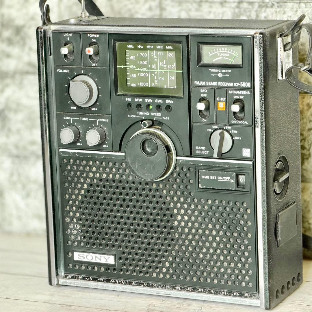 SONY「スカイセンサー5800」'70年代BCLラジオ - メルカリ