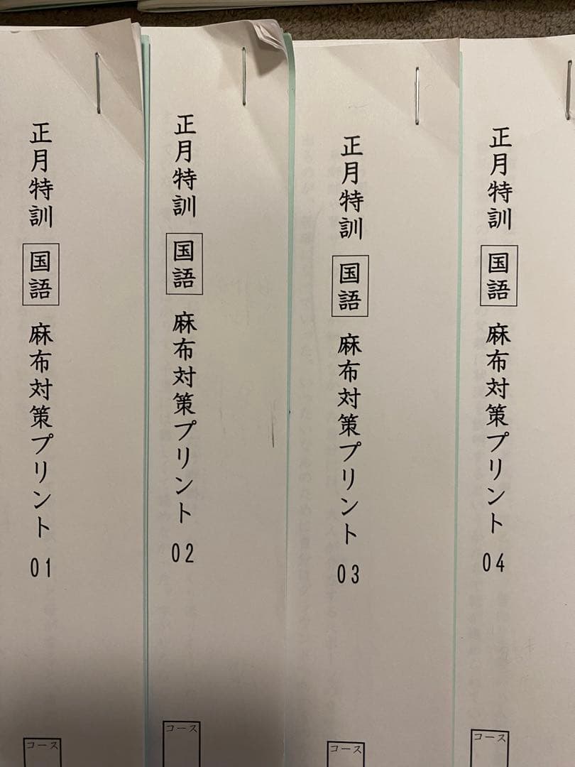 2023年終了組】サピックス冬期&正月特訓 麻布国語プリント - メルカリ