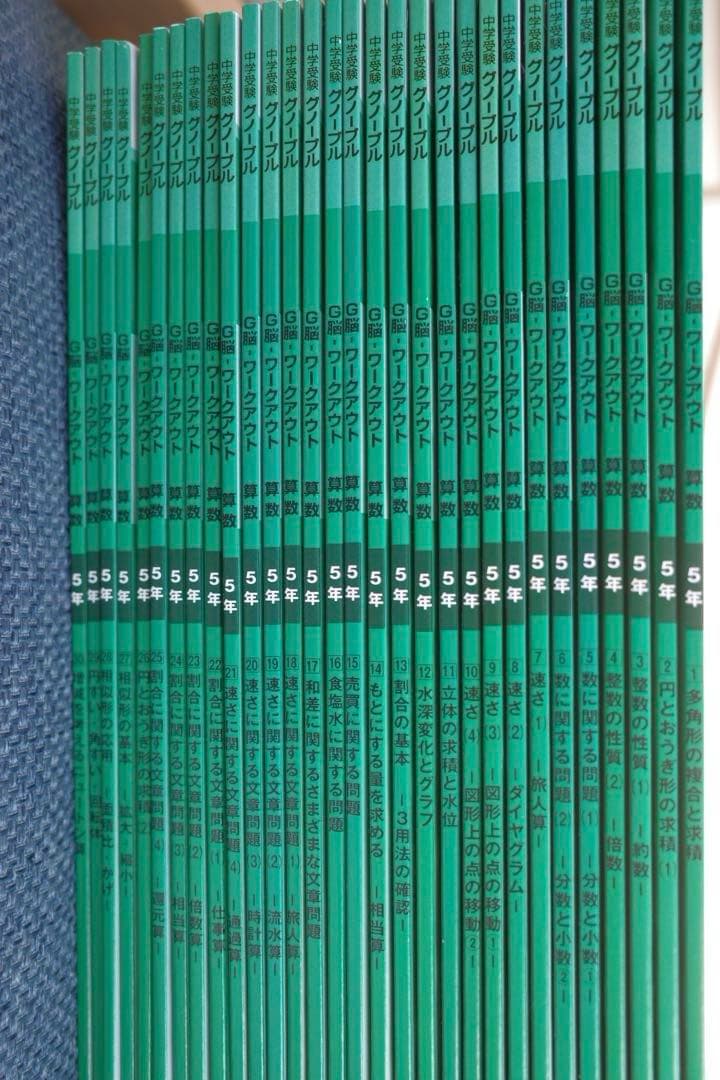 グノワークアウト G脳ワークアウト 算数 5年 - メルカリ