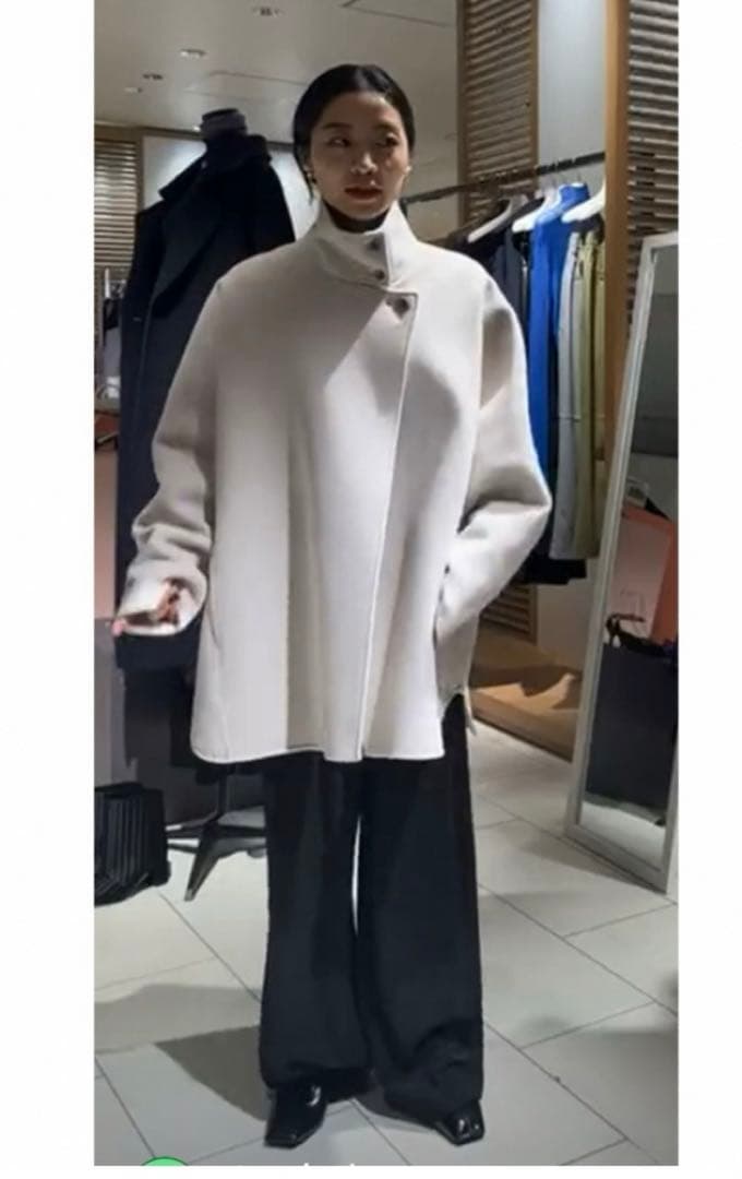 STUNNING LURE オーバーミドルコート オフホワイト サイズ1 - メルカリ