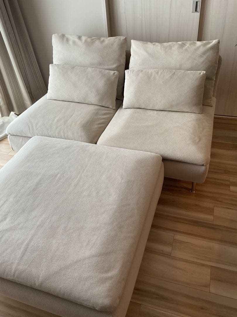 《送料込み》ソーデンハムン　オットマン　ライトベージュ　ソファ