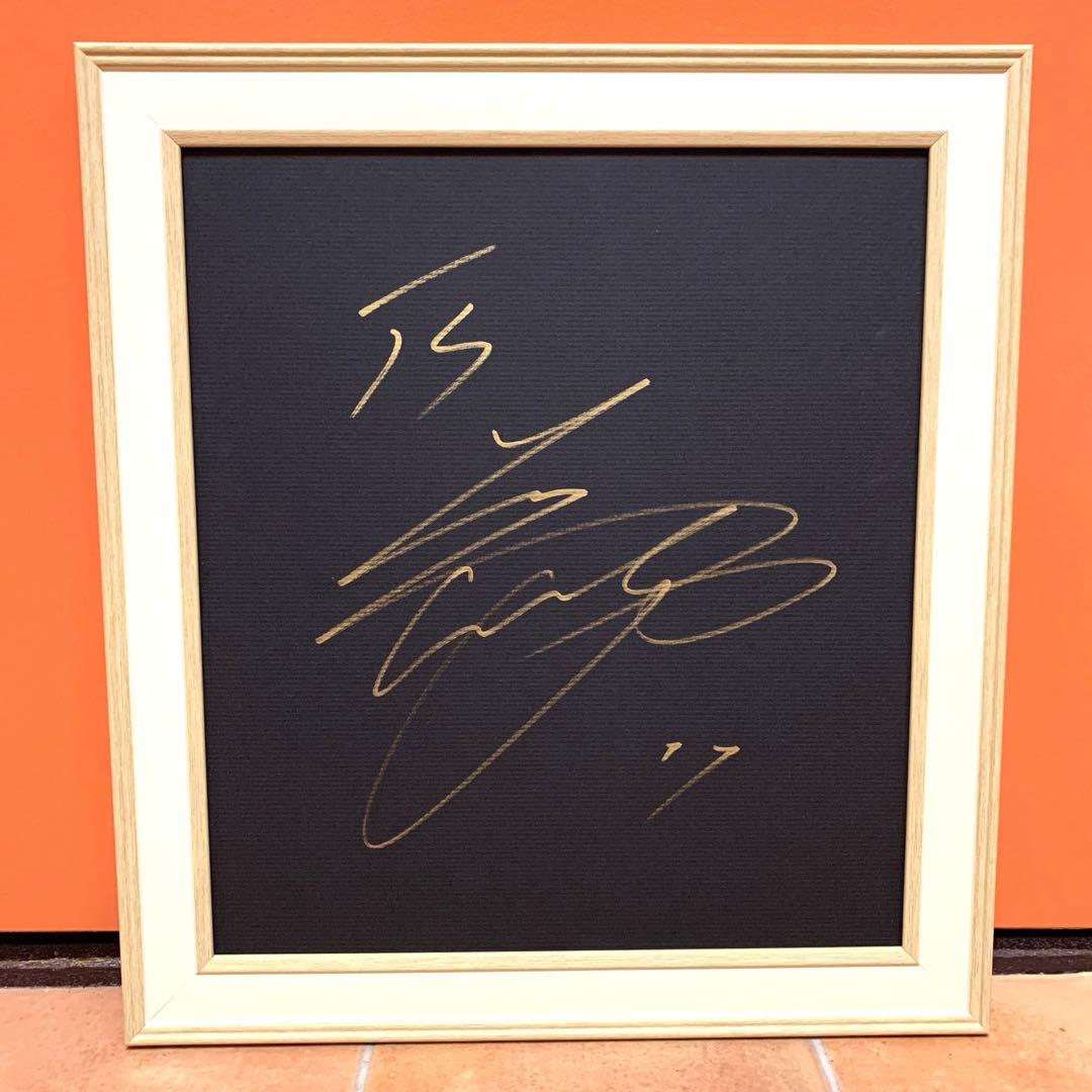 ラスト1点】大谷翔平・日本ハム時代 直筆サイン黒色紙&直筆サイン