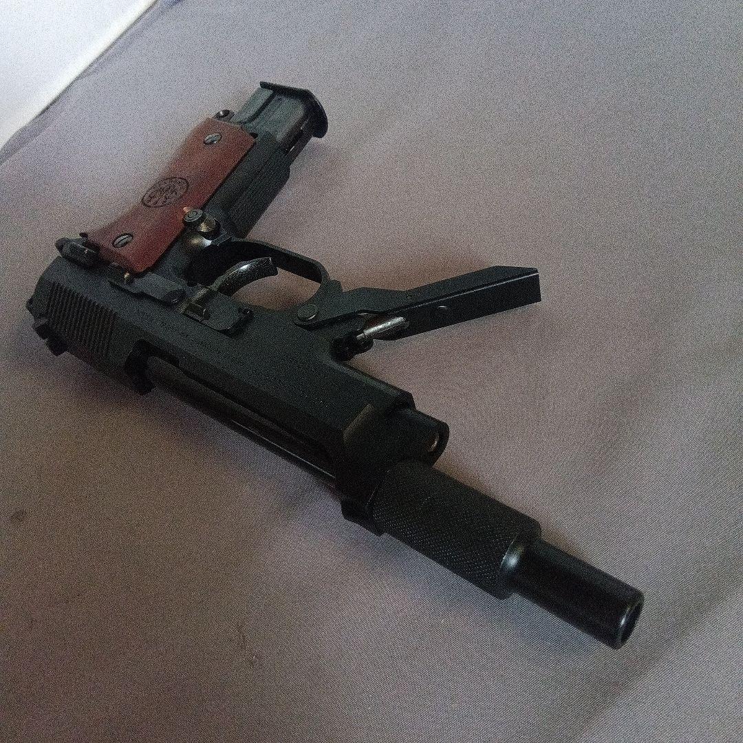 エムジーシー MGC M93R ベレッタ 固定スライド 木製グリップ - メルカリ