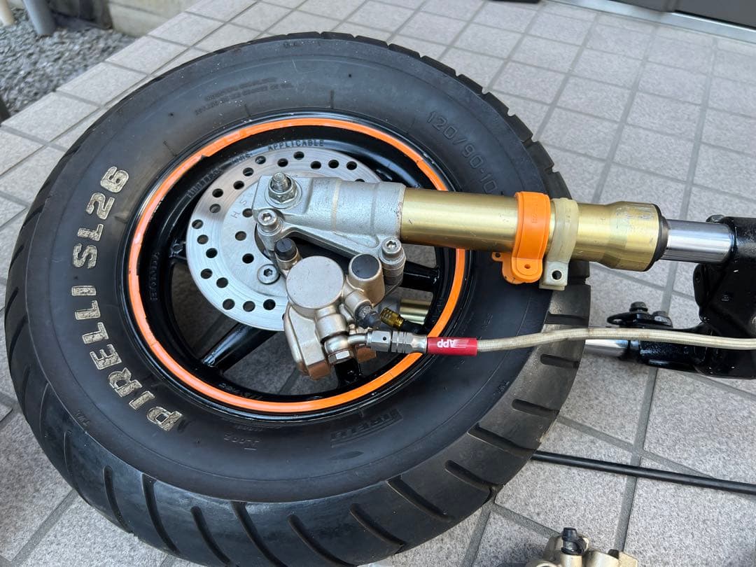 ズーマー フロントディスク化 フロントフェンダー RUCKUS セット 最も安い