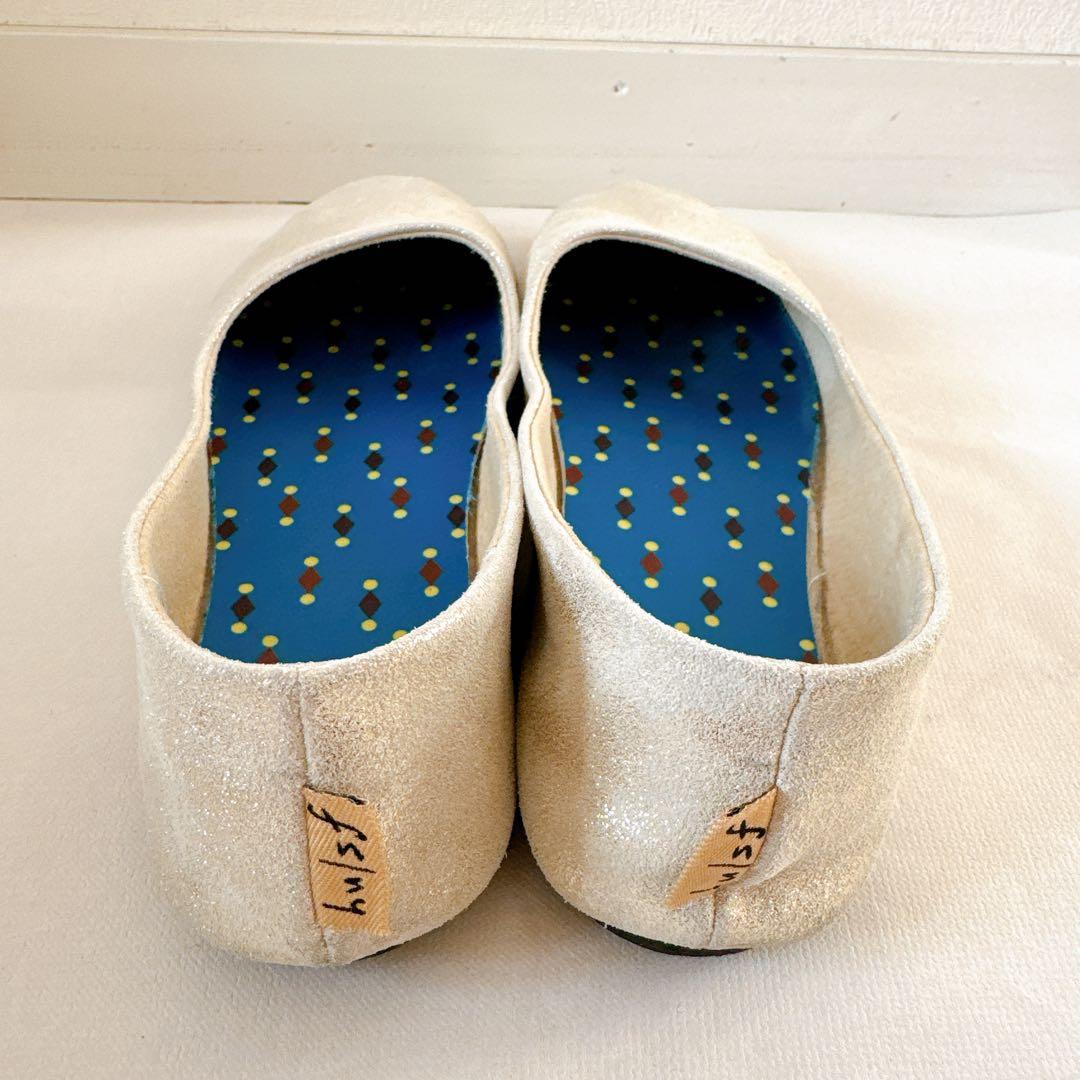 fs/ny バレエシューズ “sloop” ANKARA white