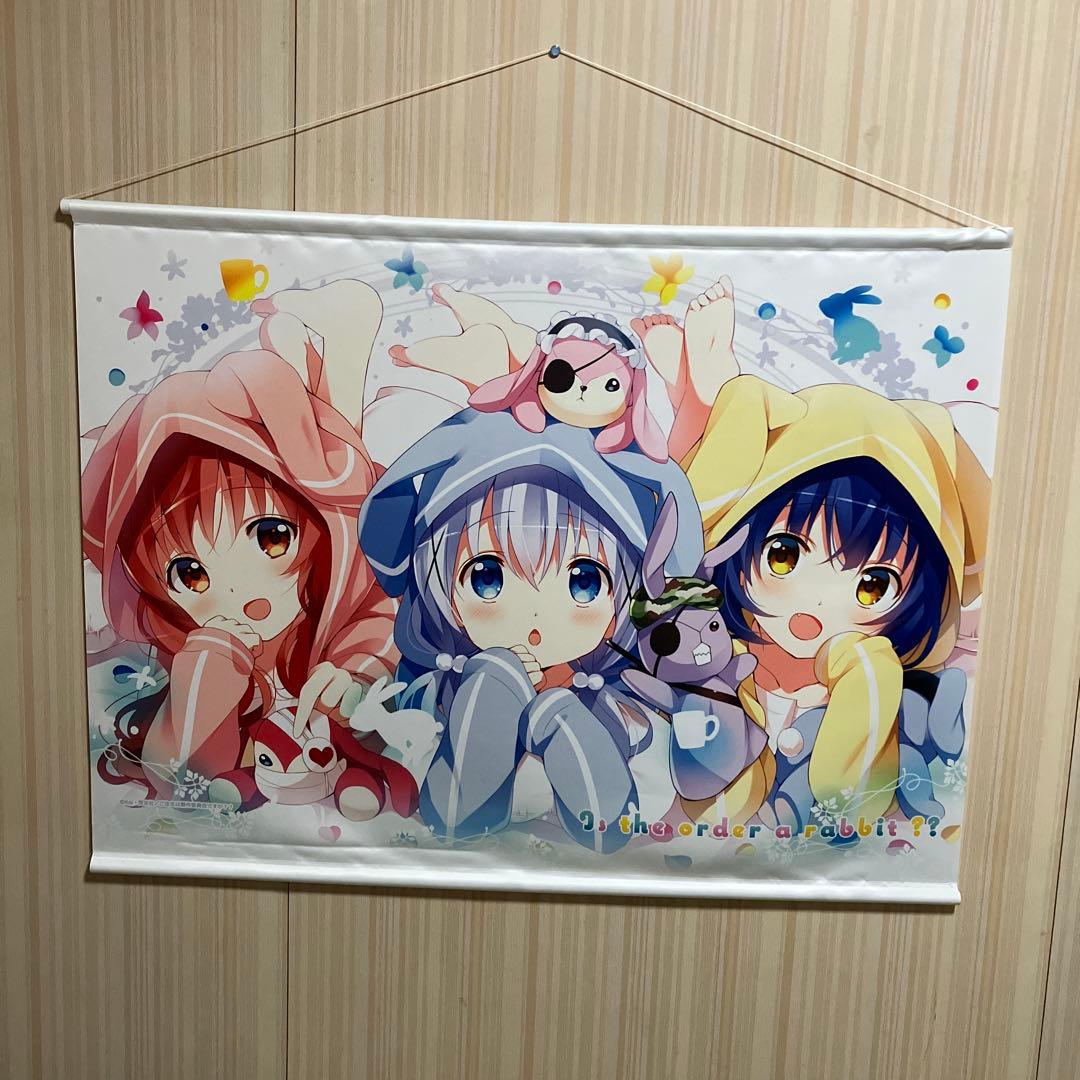 ご注文はうさぎですか？ チノ マヤ メグ タペストリー B1 ご注文はうさぎですか?? チノ＆マヤ＆メグ B1タペストリー - メルカリ