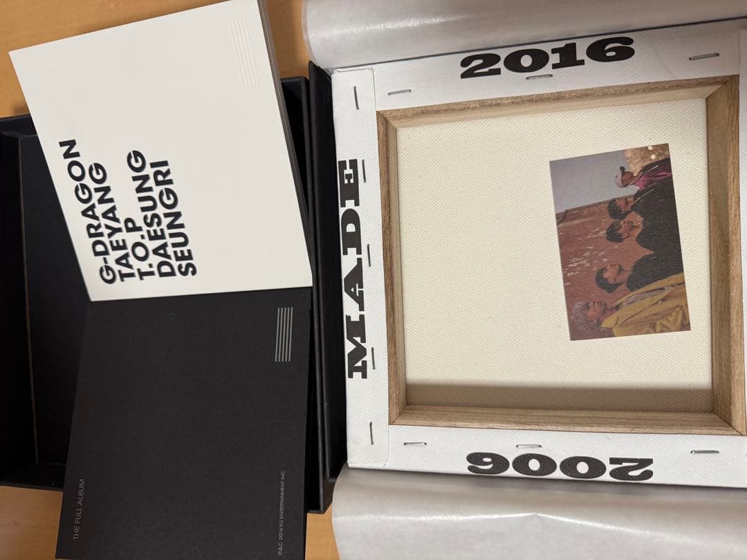 BIGBANG MADE THE FULL ALBUM 初回限定韓国盤 Bigbang Made The Full Album KOREAN FIRST LIMITED WOOD FRAME