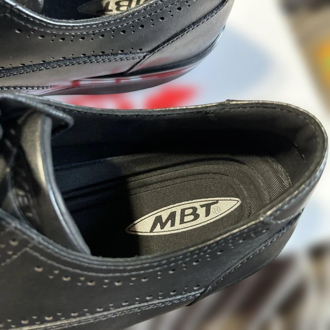未使用　MBT OXFORD WING TIP BLACK 25.7cm 革靴