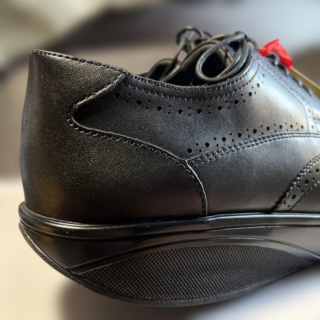 未使用　MBT OXFORD WING TIP BLACK 25.7cm 革靴