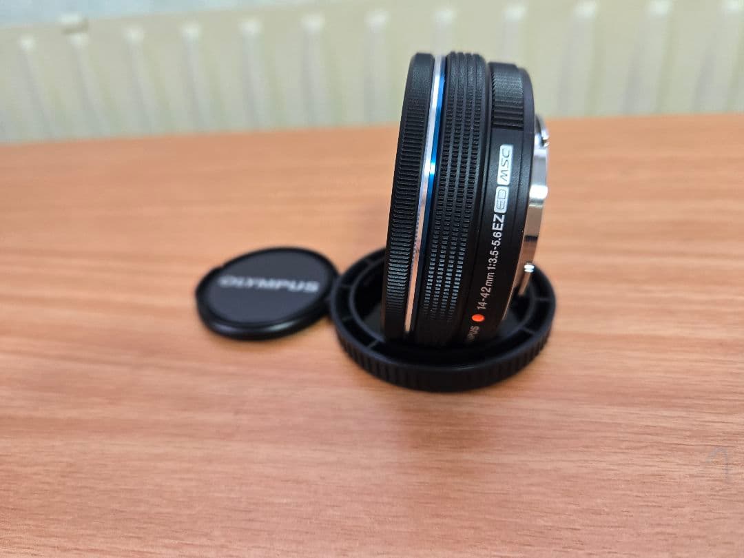 美品 オリンパス 14-42mm F3.5-5.6 EZ ブラック