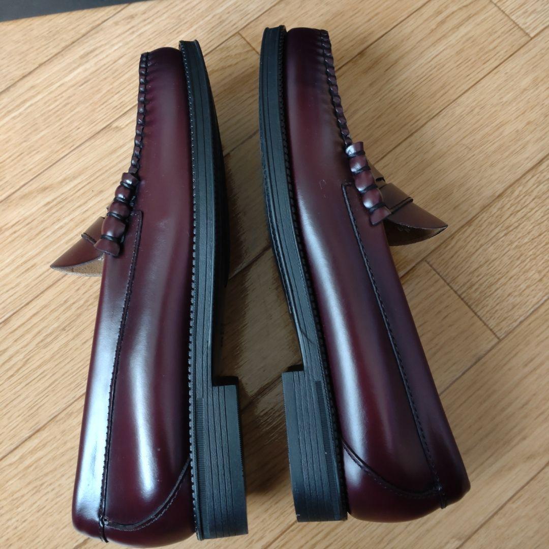 G.H.BASS ローファー LARSON US6.0(24.0) WINE