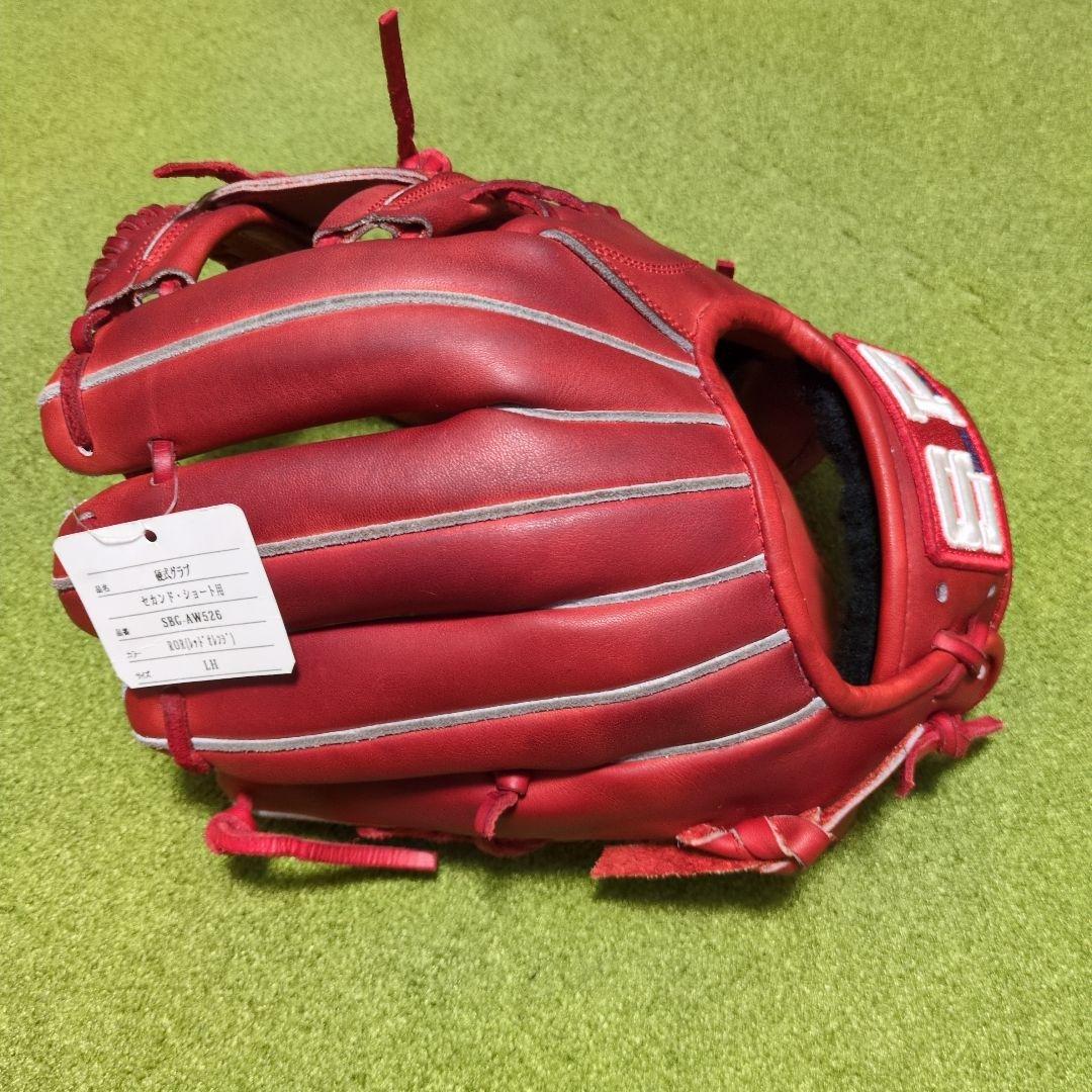 タグ付Sure Play硬式内野 和牛レザー 定価￥50,600 - グローブ新 デザイン