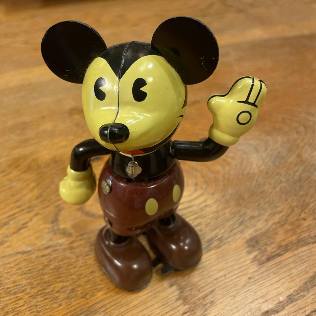ヤングエポックヴィンテージミッキー ブリキ ゼンマイ式 - メルカリ