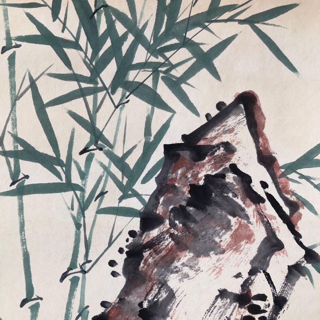 啓功・四条屏】「梅蘭竹菊」掛軸セット 表装済み／163×38cm - メルカリ