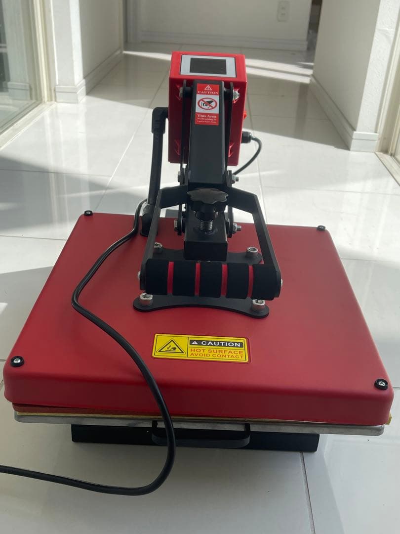 【新品同様】ドライマウントプレス機　印画紙　オリジナルTシャツ作成 ゼラチンシルバープリント】ドライマウントプレスを使わないバライタ