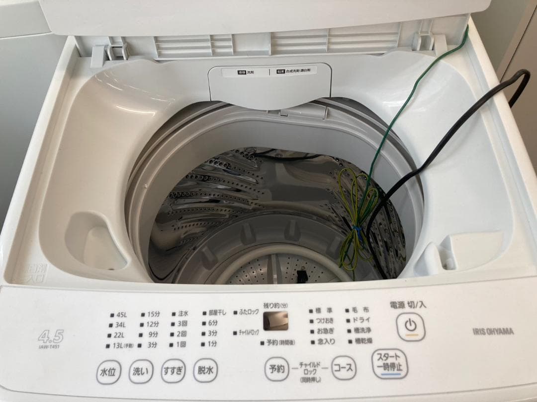 全自動洗濯機　IAW-T451（4.5kg、2024年製）