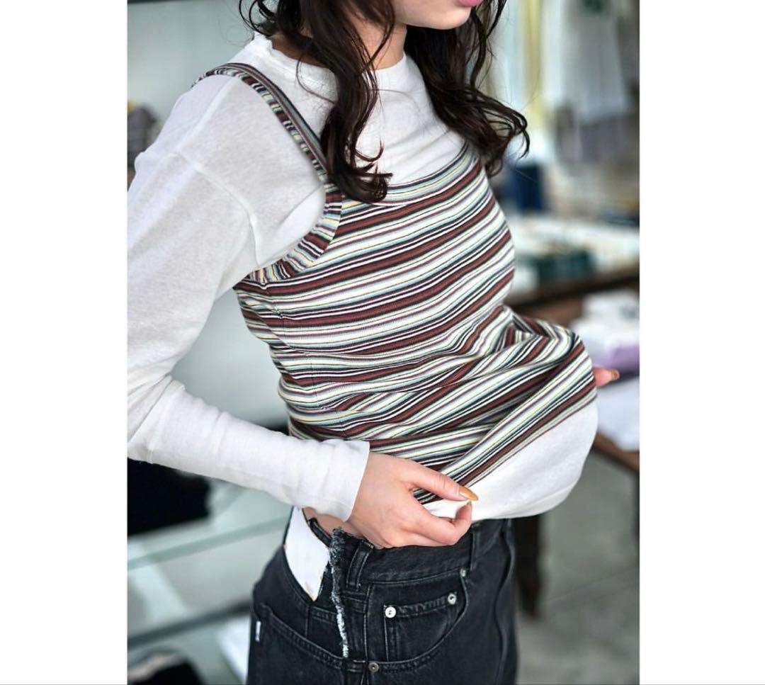 FUMIKA_UCHIDA マルチ ボーダー キャミソール - メルカリ