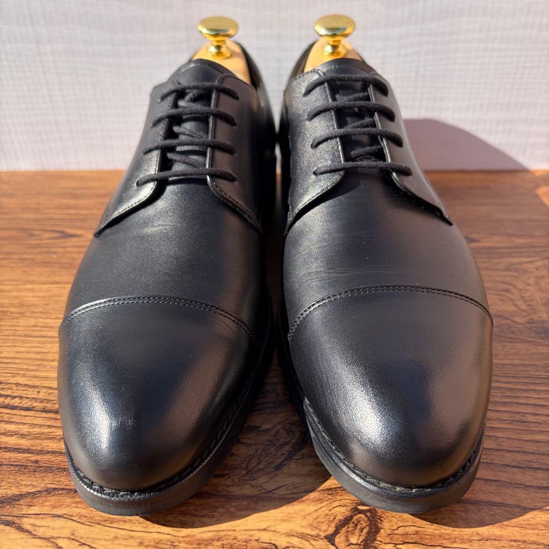 アシックスランウォーク ストレートチップ 25.5cm 黒 外羽根 革靴②