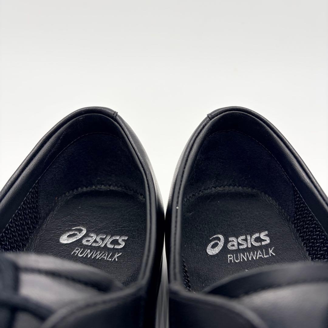 アシックスランウォーク ストレートチップ 25.5cm 黒 外羽根 革靴②