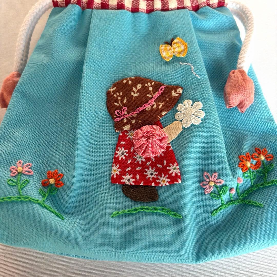 ハンドメイド パッチワーク スーちゃん 巾着 - メルカリ