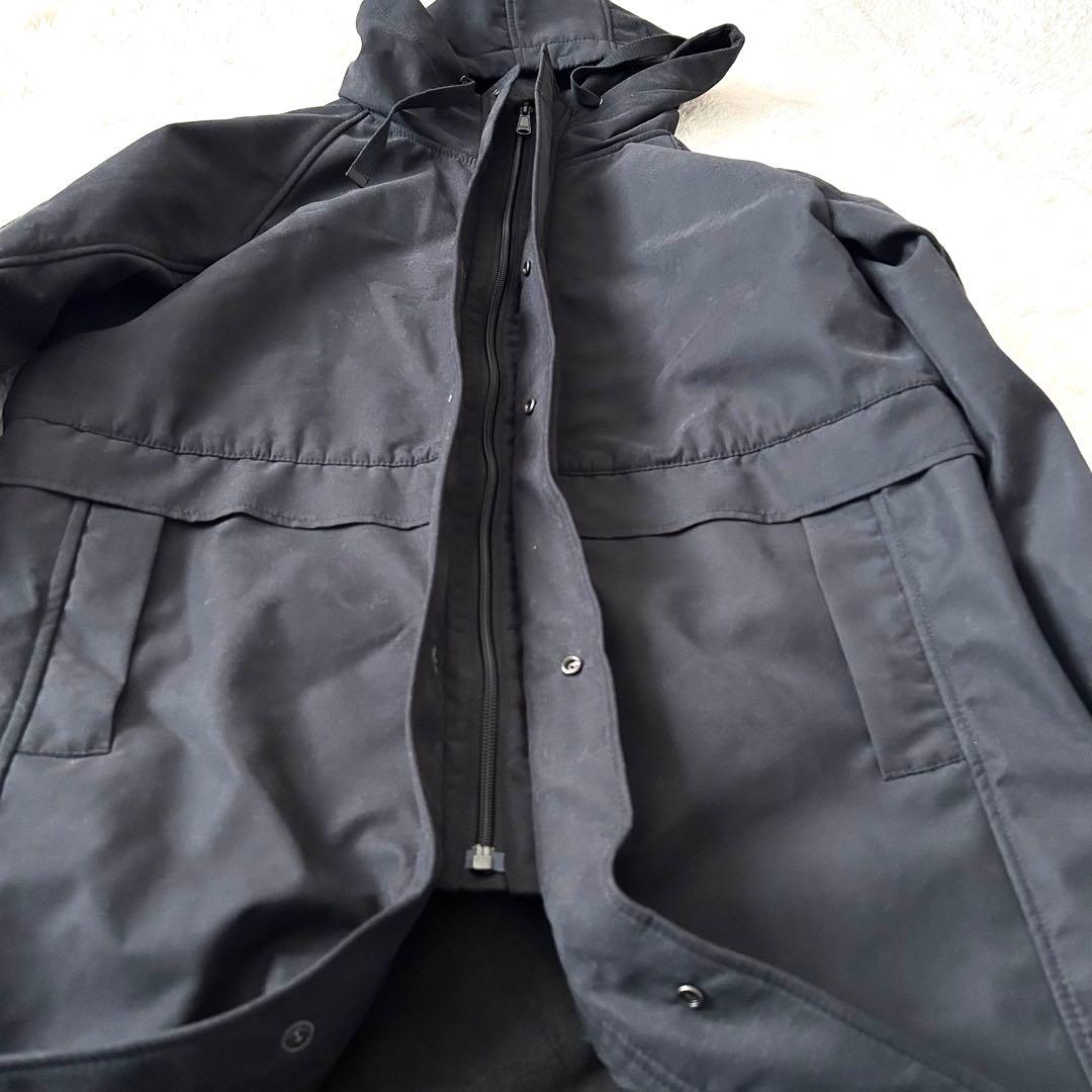 ✨Spick&Span ボンディングフードデッドコート 23AW 黒