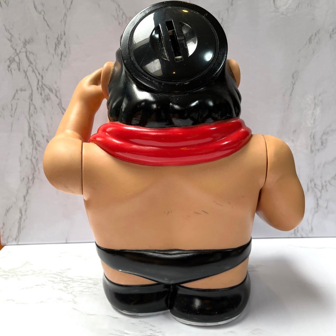 音がなります。アントニオ猪木貯金箱 （電池交換済、動作確認済、新品