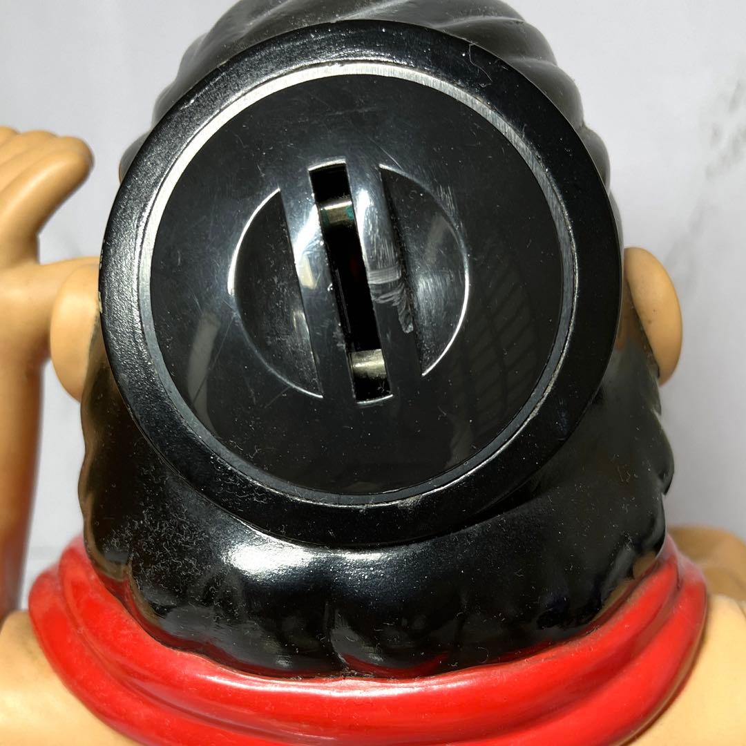 音がなります。アントニオ猪木貯金箱 （電池交換済、動作確認済、新品