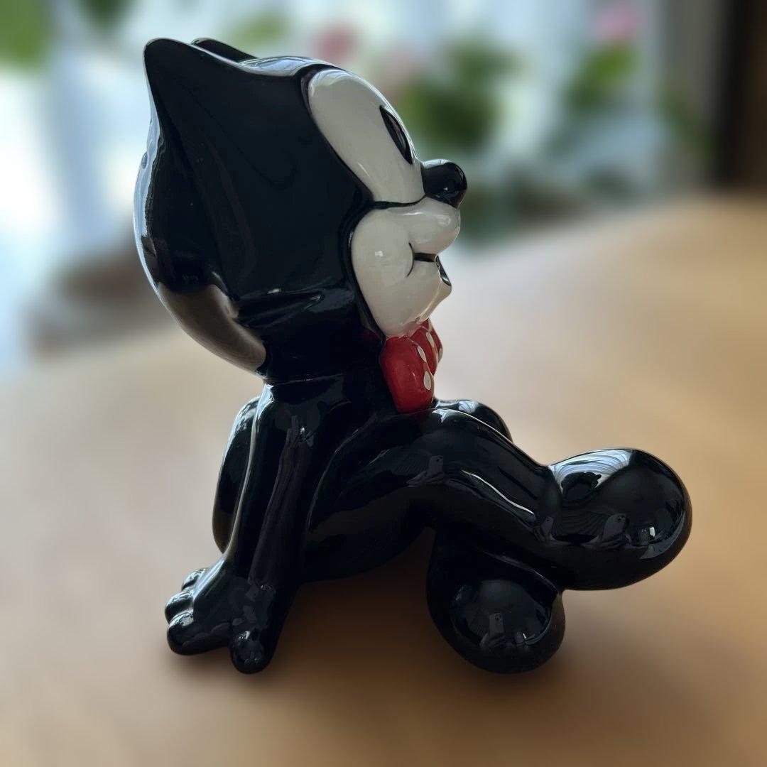 週末値下げFelix the cat フィリックス 陶器 貯金箱 レトロ1987