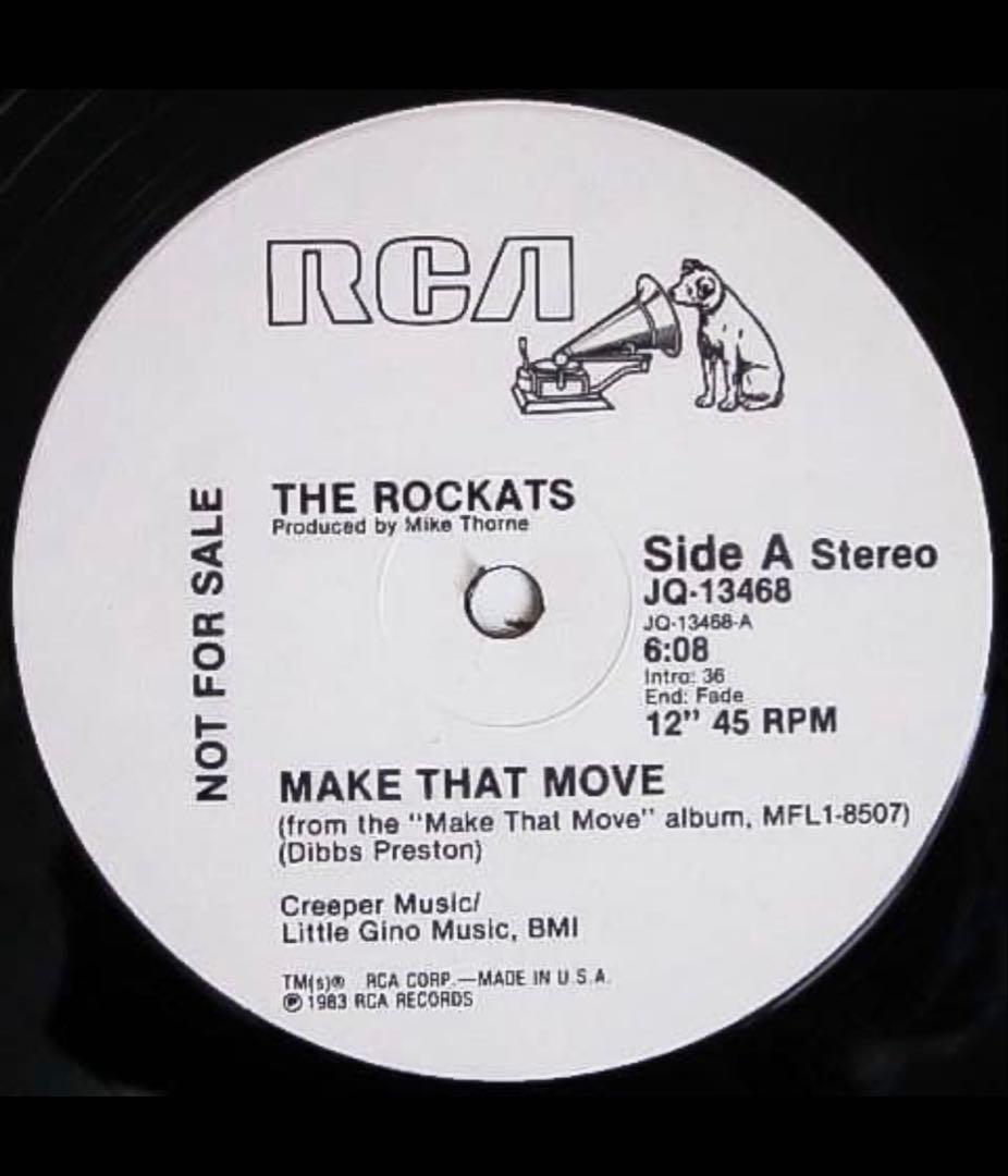 THE ROCKATS MAKE THAT MOVE 12インチ USプロモ盤 - メルカリ