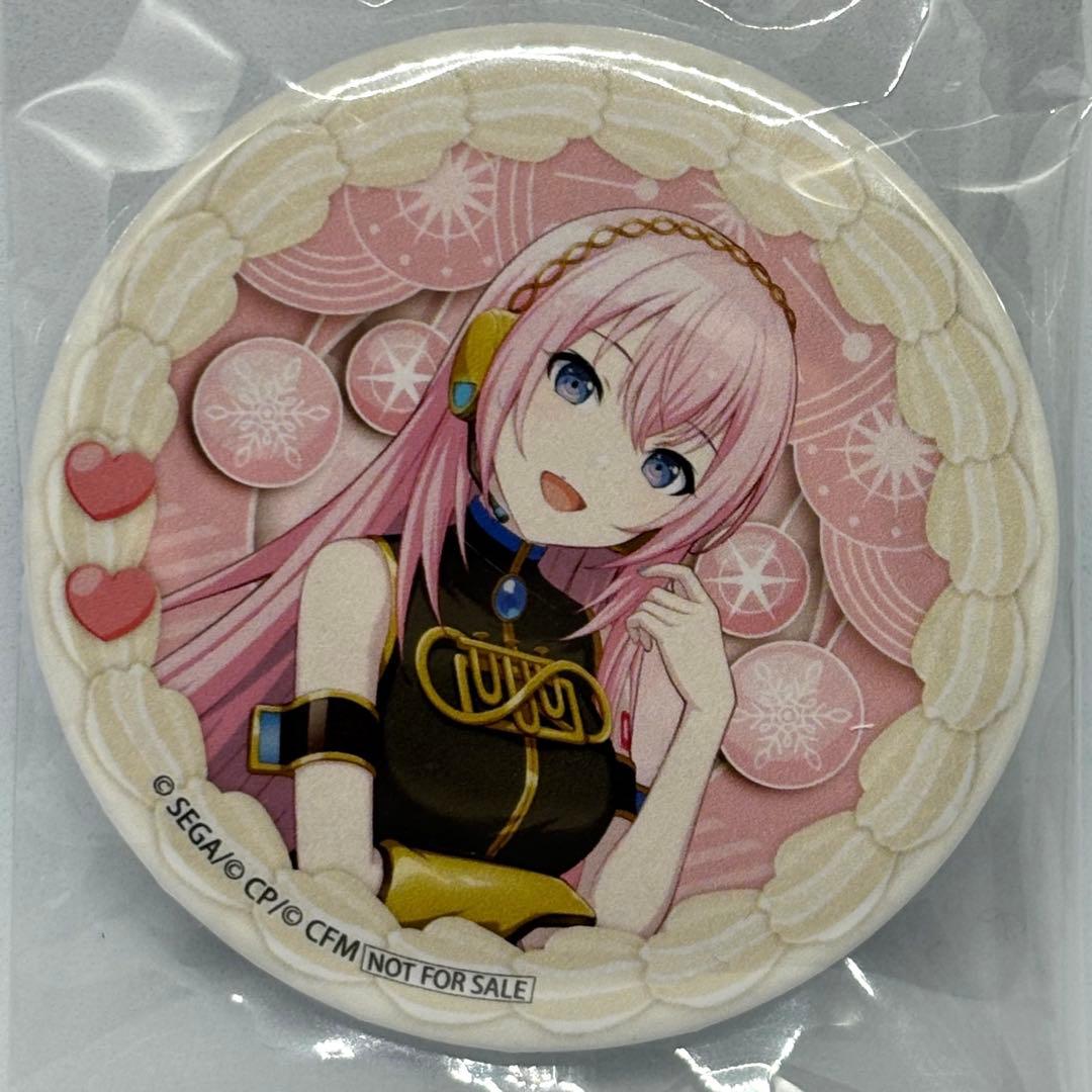 プロセカ　 巡音ルカ　プリロールケーキ　缶バッジ　1個 公式】巡音ルカ [1月30日] ケーキ・マカロン・カップケーキ【PRIROLL