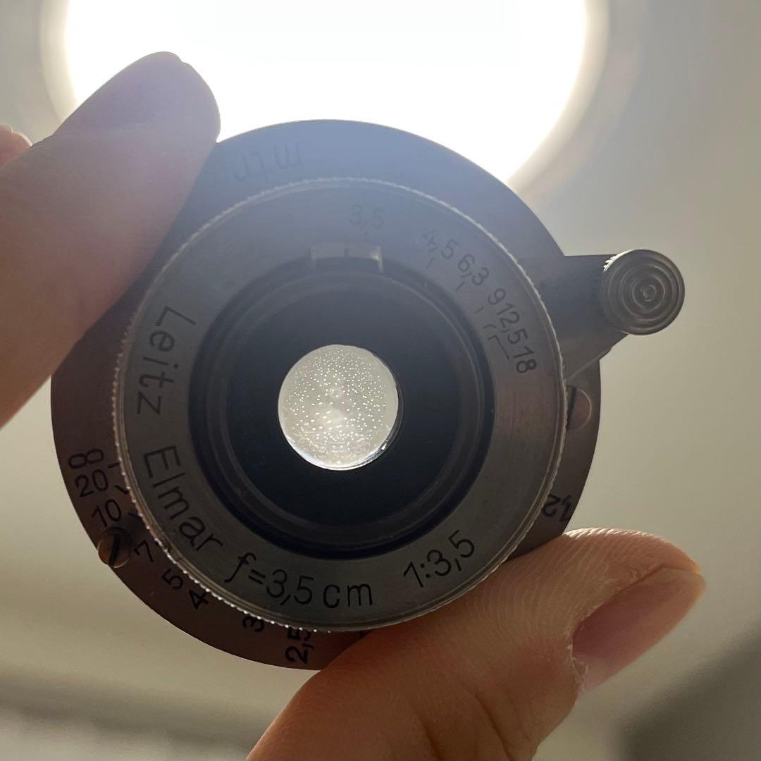 Leica Nickel Elmar 3.5cm F3.5 純正黒キャップ付