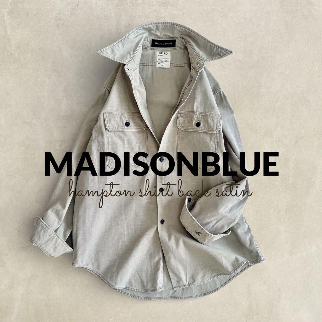 超美品✨】マディソンブルー バックサテン ハンプトンシャツ オーバー