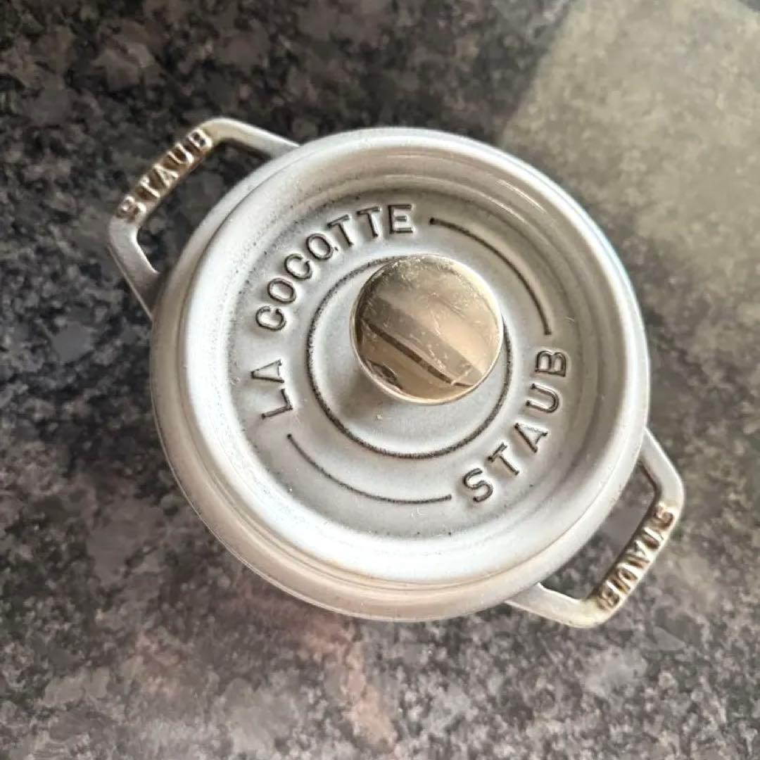 【美品】ストウブ ピコ・ココット ラウンド 14cm グラファイトグレー ピコ・ココット 【並行輸入品】ストウブ 鍋 ピコ ココット ラウンド