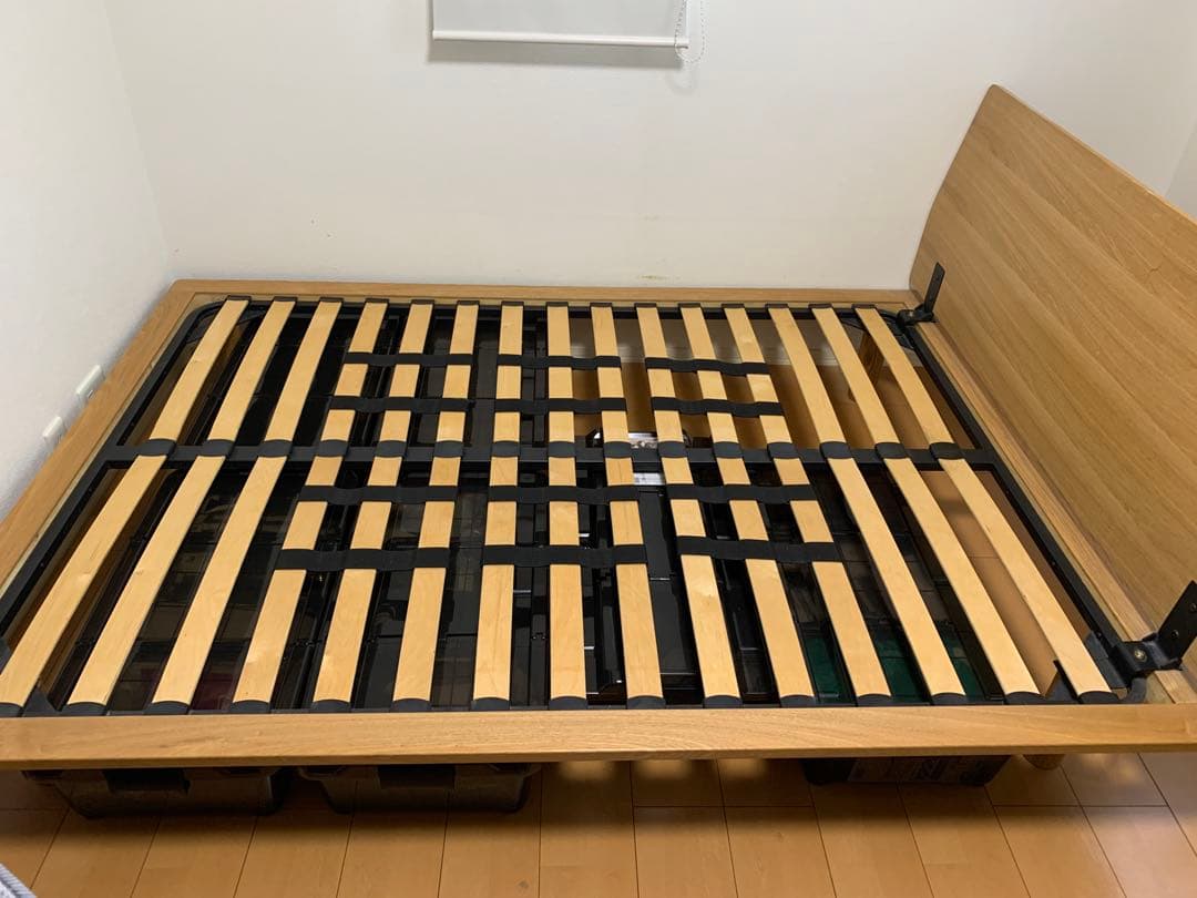 無印良品 ダブルベッドフレーム　オーク材 ベッドフレーム・ダブル・オーク材 | 無印良品