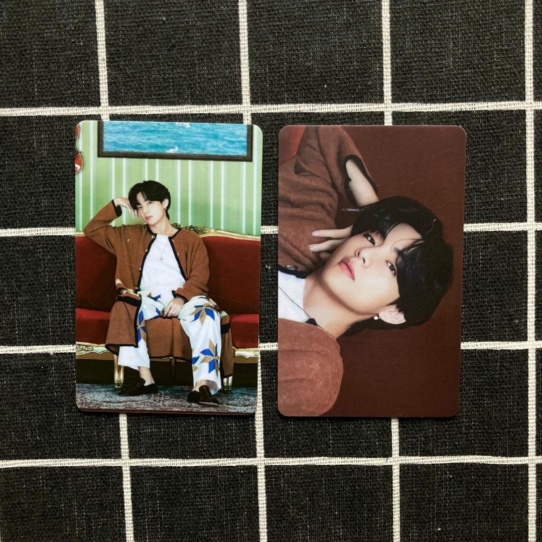 BTS BE未公開 ラッキードロートレカ2枚 テヒョンV BTS 韓国 限定 BE 未公開 テヒョン テテ ラキドロ トレカ 2枚 BTS BE未