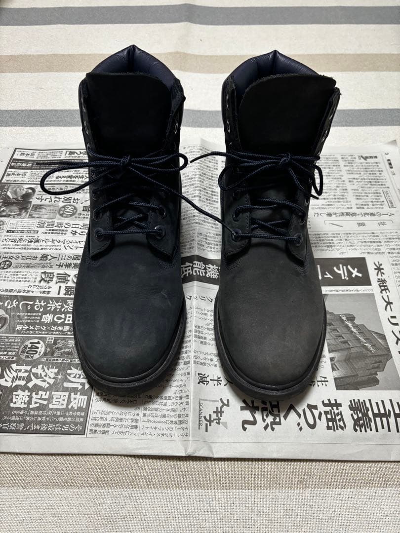 ティンバーランド　ネイビー　25.5cm