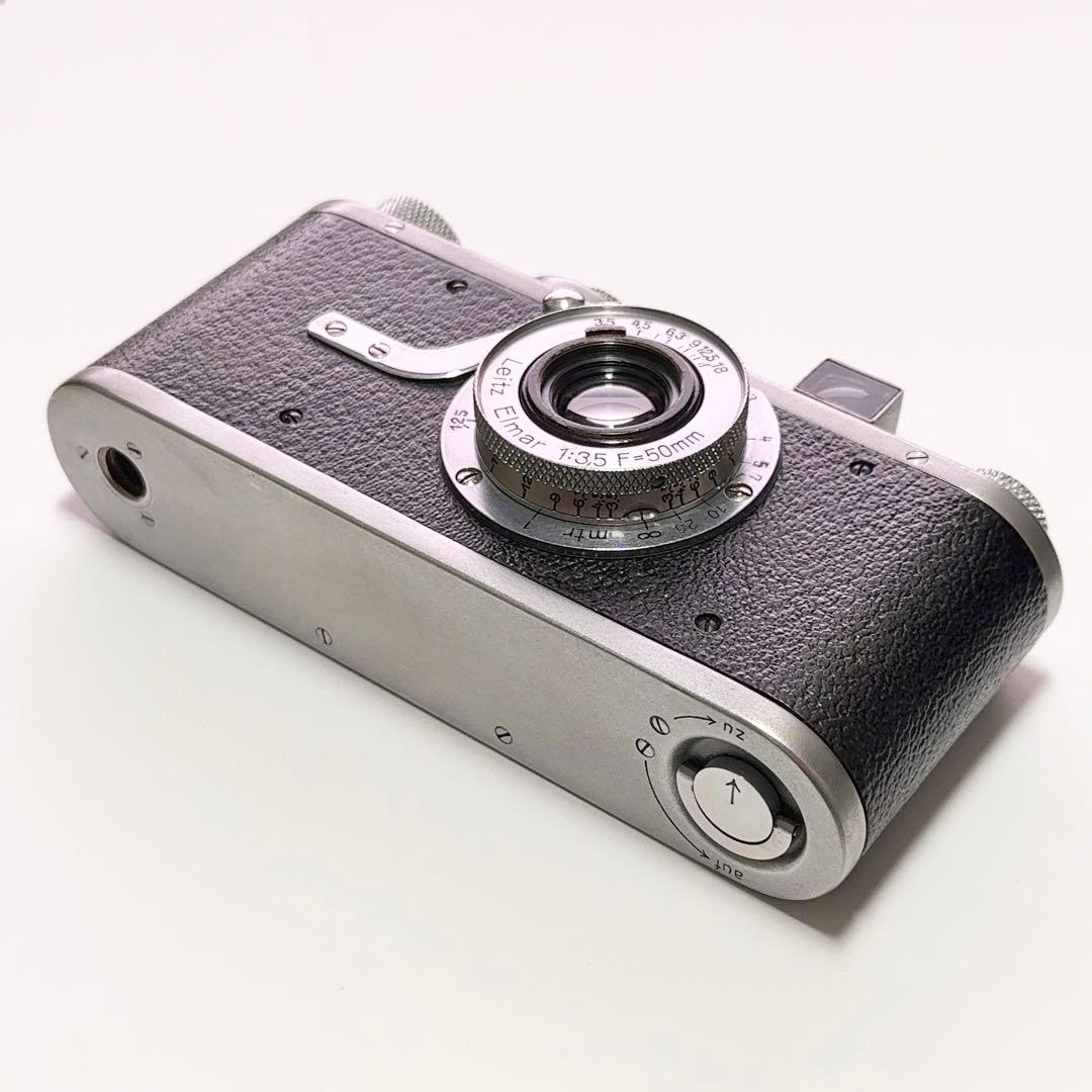 【希少】ライカ A型 シルバークローム《エルマー50m/F3.5付き》Leica