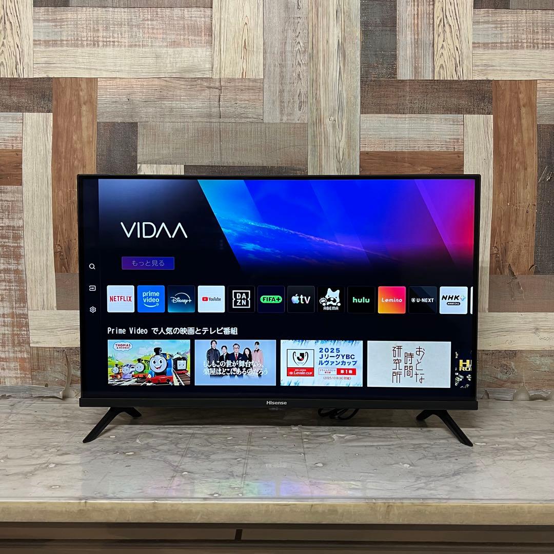 即日受渡❣️全国送料込今年購入ハイセンス32型液晶テレビネット動画視聴可チューナー ハイセンス 液晶テレビ ［32V型 / Bluetooth対応 / フルハイビジョン