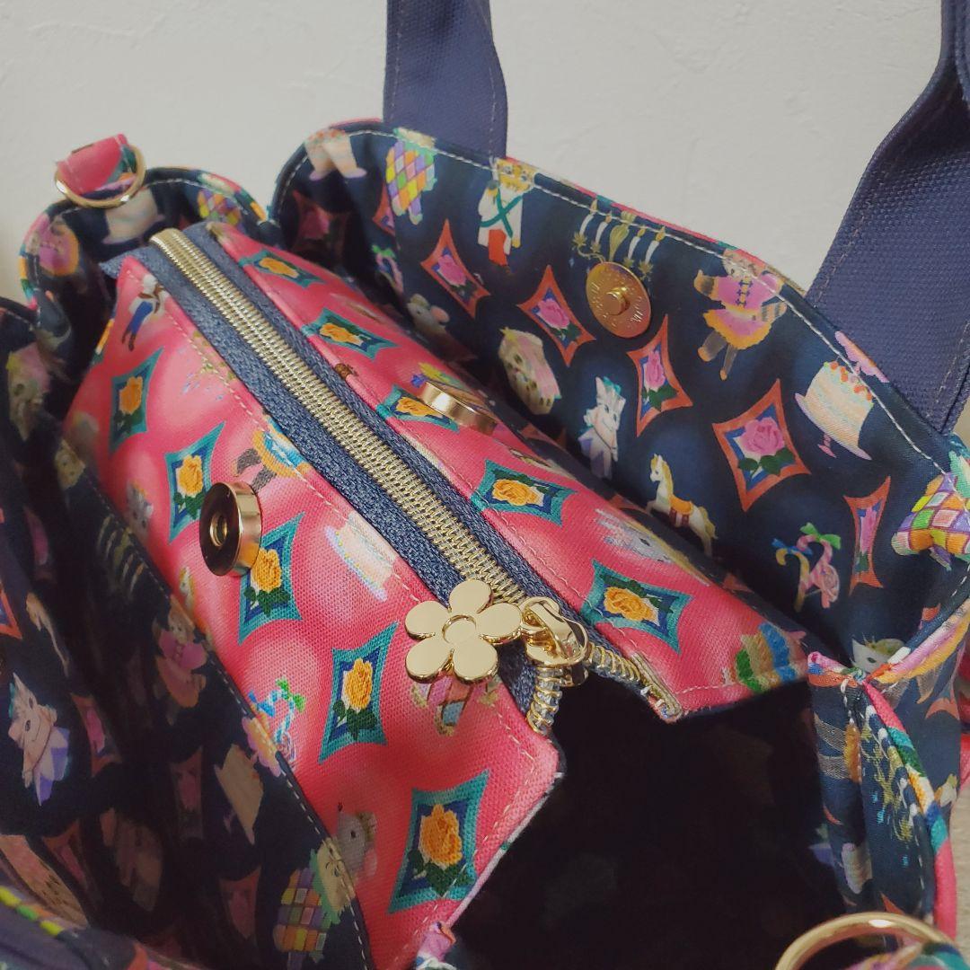 《専用》ハンドメイド 3roomsバッグ ぶら下げポーチ