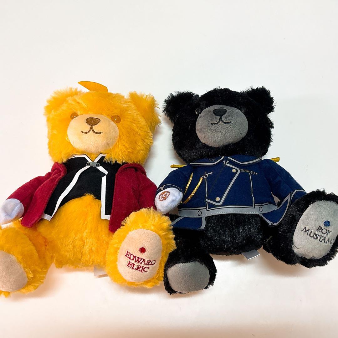 鋼の錬金術師　ハガレン　ハガレン展　テディベア　くま　クマ　エド　マスタング 2026年最新】ハガレン展 ぬいぐるみの人気アイテム - メルカリ