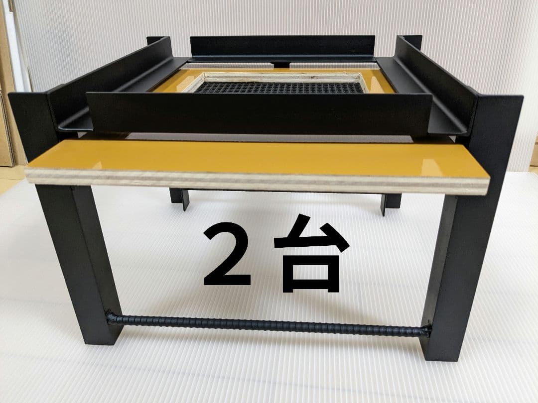 重箱式巣箱台　２台　ニホンミツバチ　鉄製台 新型鉄製台 【重箱式巣箱専用】