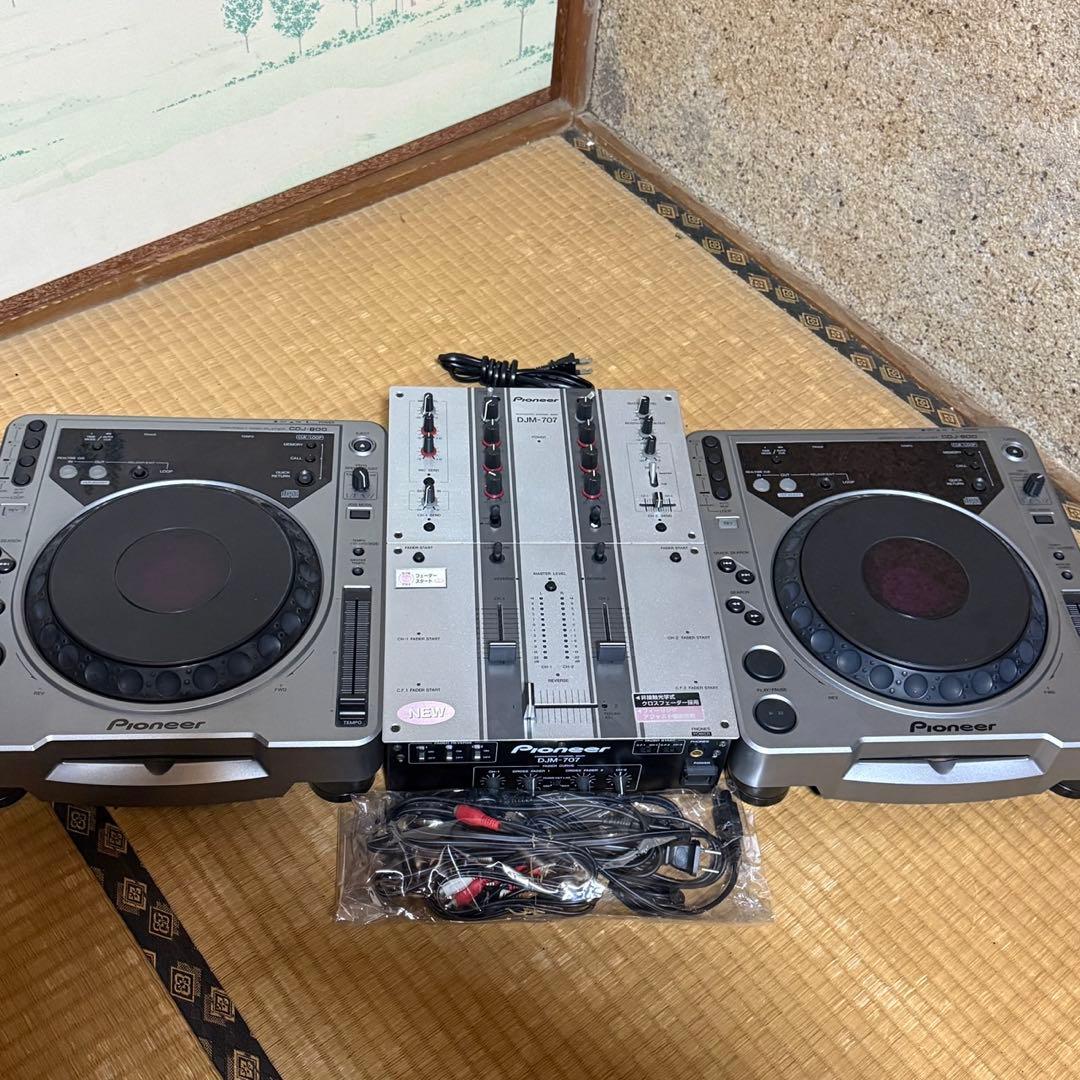 極美品】Pioneer パイオニア CDJ-800 DJM-707 - メルカリ