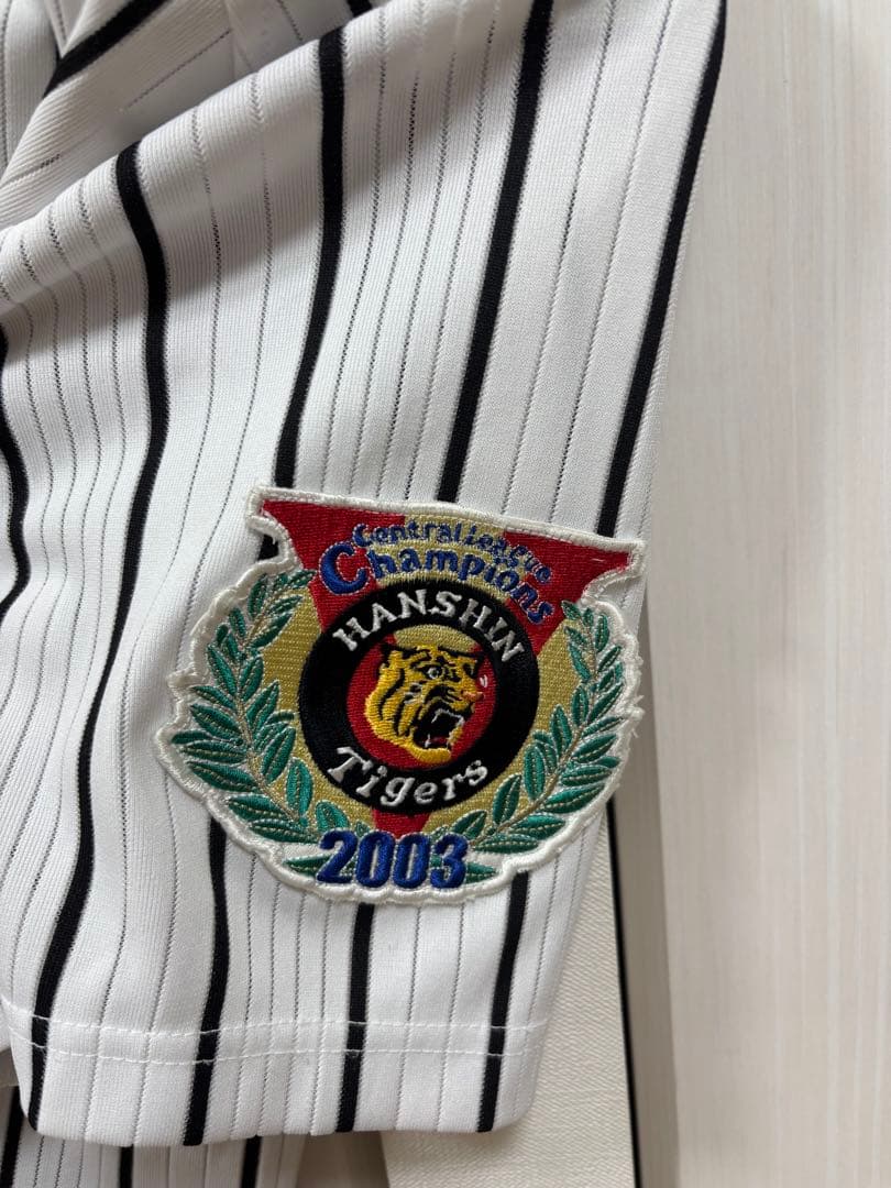 阪神タイガース 優勝記念ユニフォーム 53 AYAHOSHI 2003年 - メルカリ