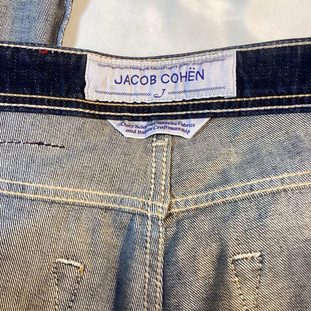 ヤコブコーエン JACOB COHEN濃紺ストレートデニムW32