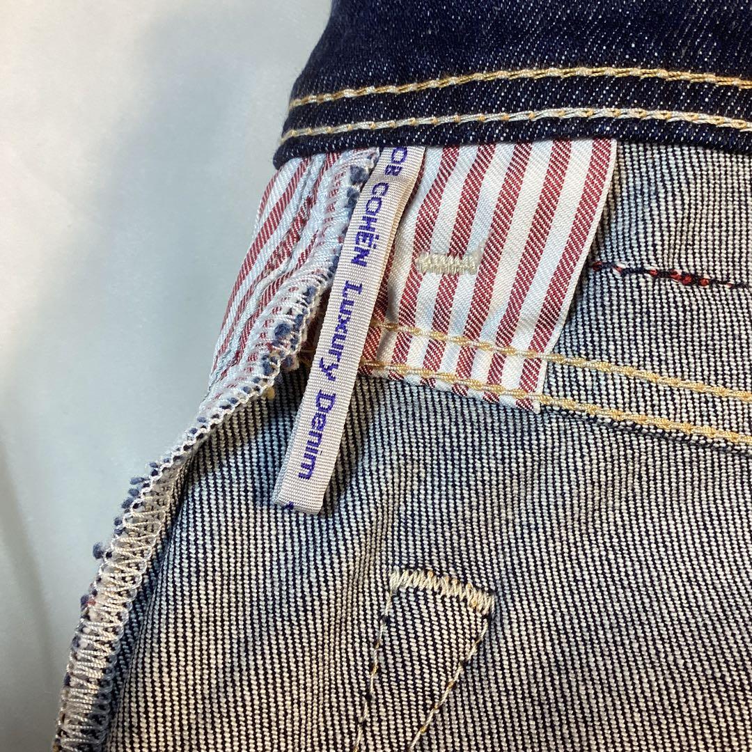 ヤコブコーエン JACOB COHEN濃紺ストレートデニムW32