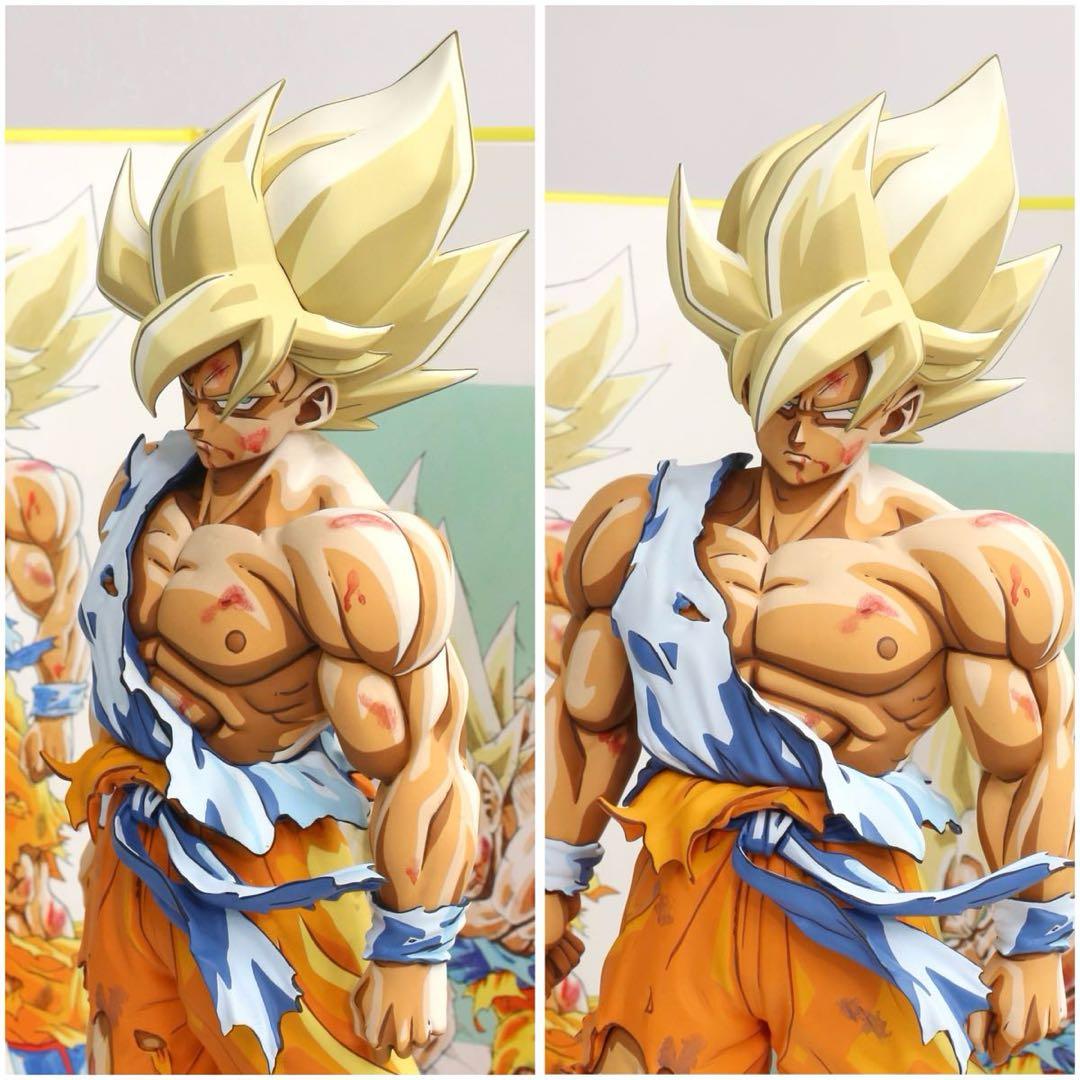 ドラゴンボールSMSP サイズ 伝説の超サイヤ人 孫悟空 リペイント 二