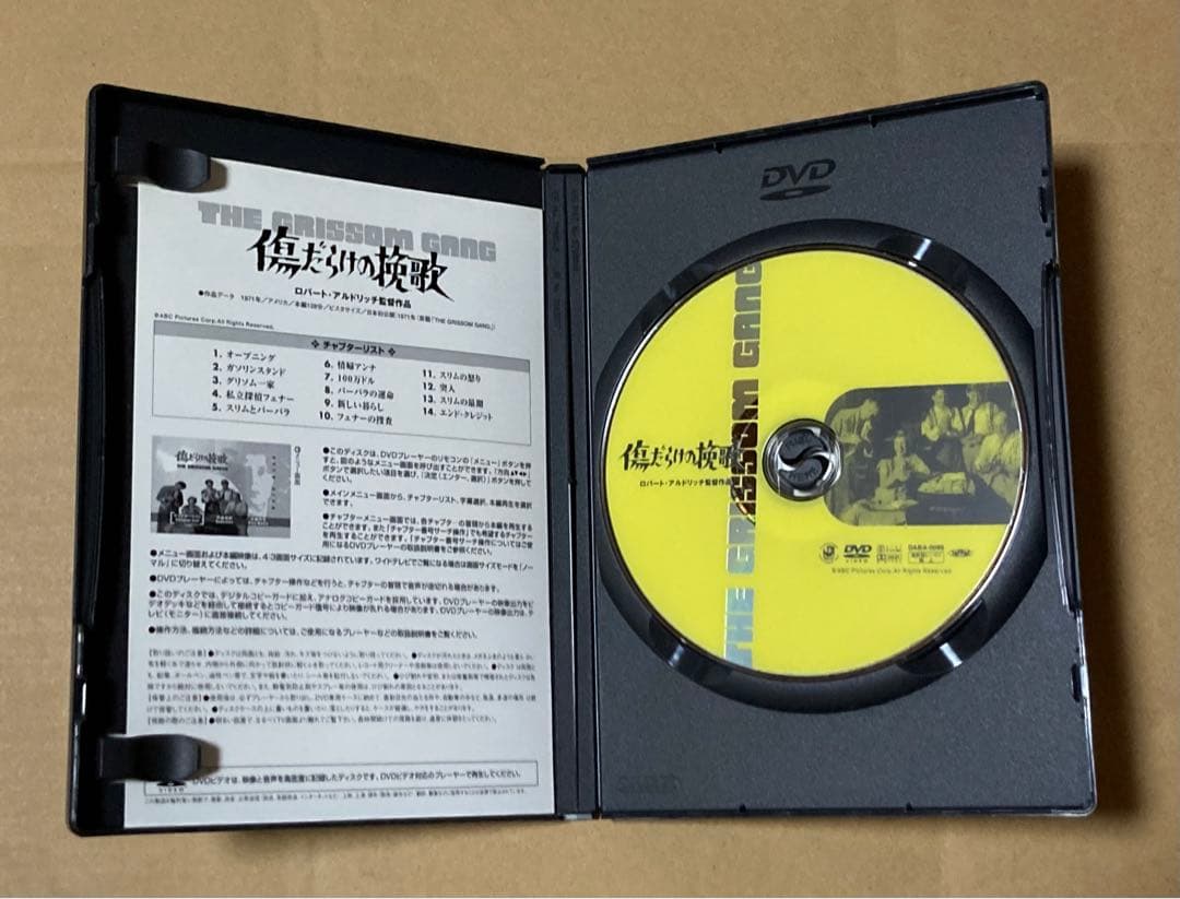傷だらけの挽歌('71米) 廃盤DVD