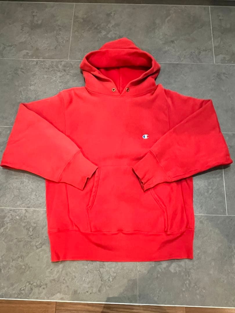 大幅値引❗️80s Champion Reverse Weave レッド 中古・古着通販】Champion REVERSE WEAVE (チャンピオン リバース